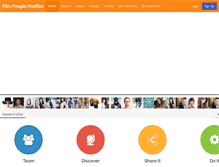 Tablet Screenshot of filmpeopleprofiles.com